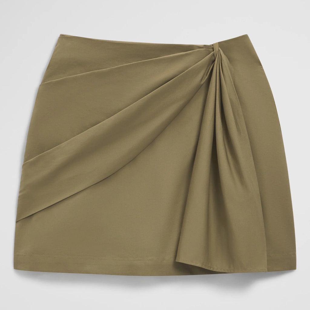 Bow Drape Skirt