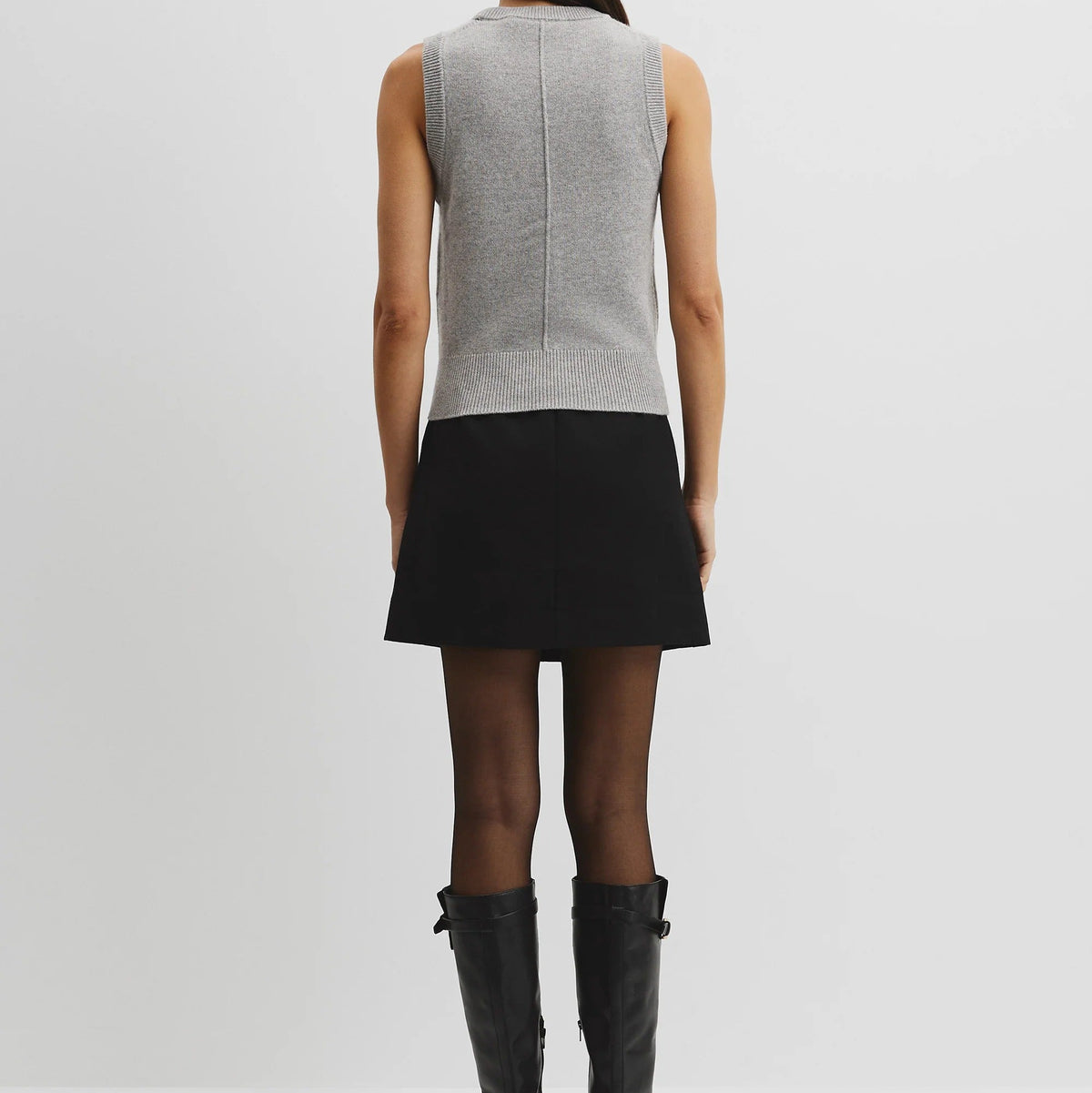 Cotton Cash Knit Vest