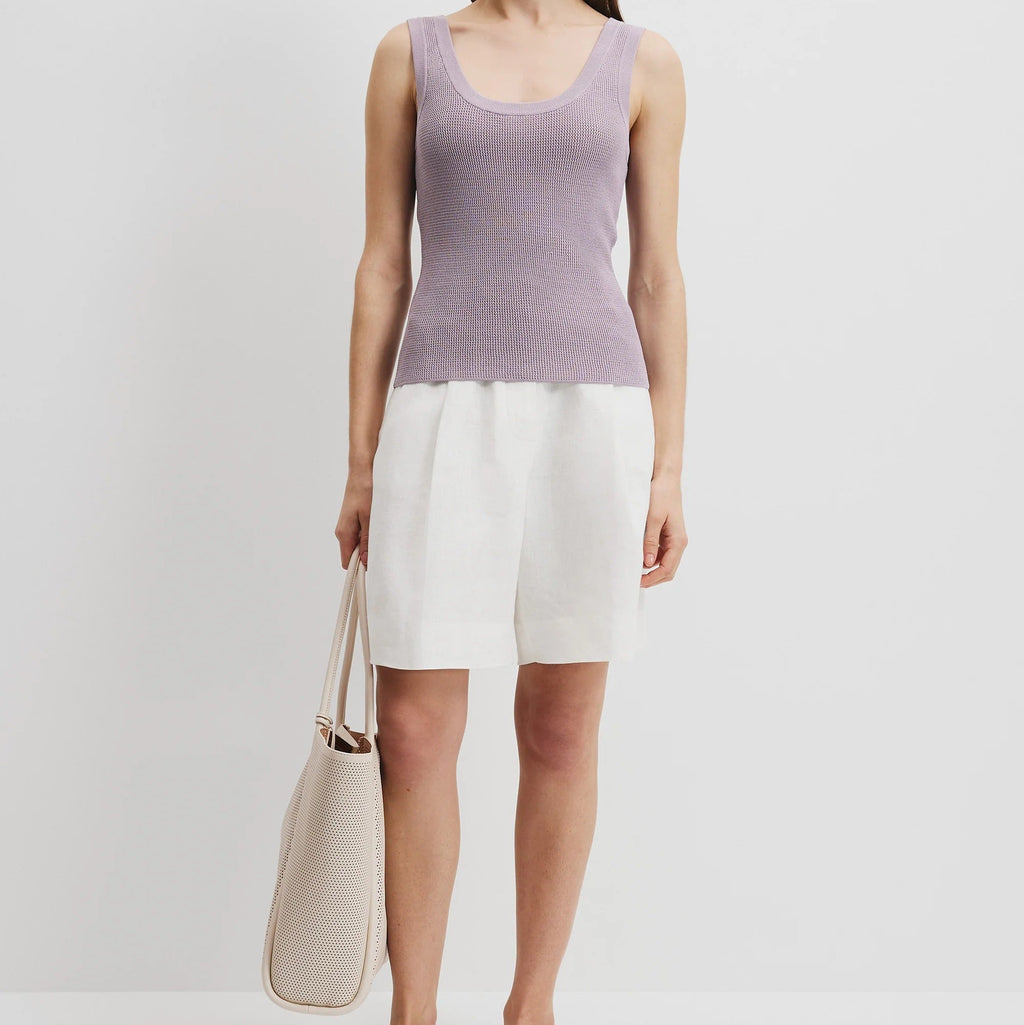 Purple Knit Tank